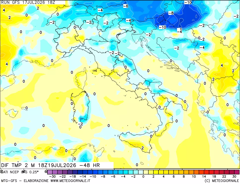 mappa Dif. Temp - Init