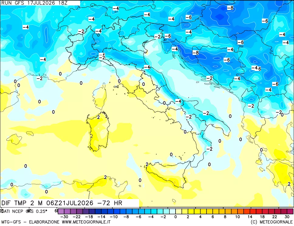 mappa Dif. Temp - Init