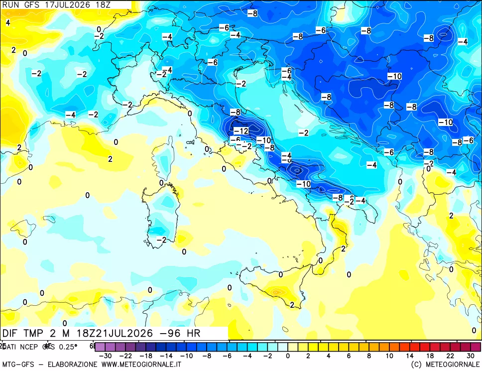mappa Dif. Temp - Init