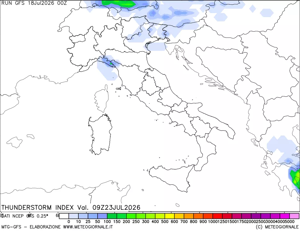 mappa Indice Temporali (TSI)