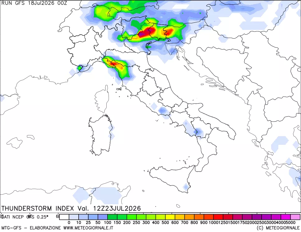 mappa Indice Temporali (TSI)