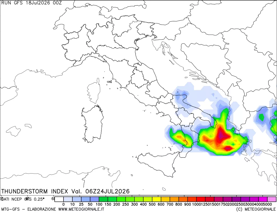 mappa Indice Temporali (TSI)