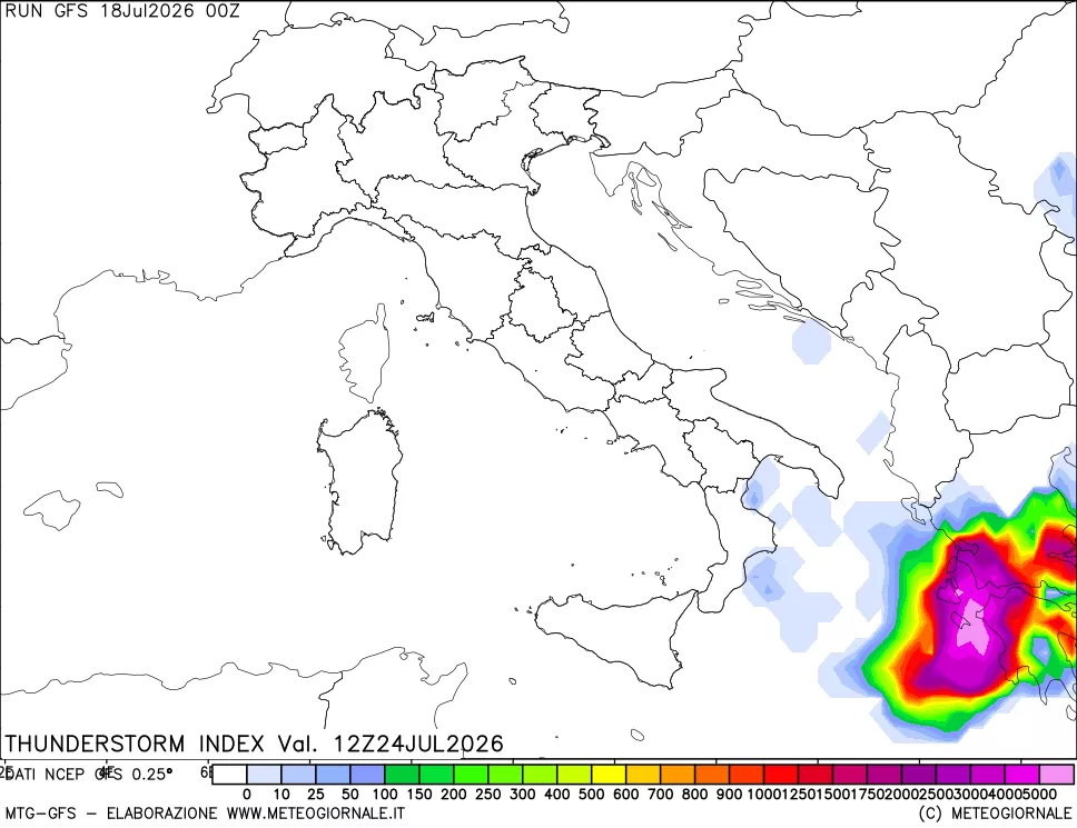 mappa Indice Temporali (TSI)