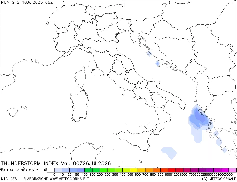 mappa Indice Temporali (TSI)