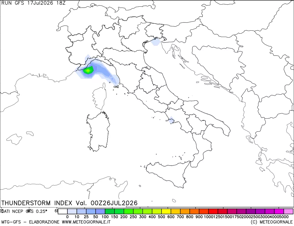 mappa Indice Temporali (TSI)