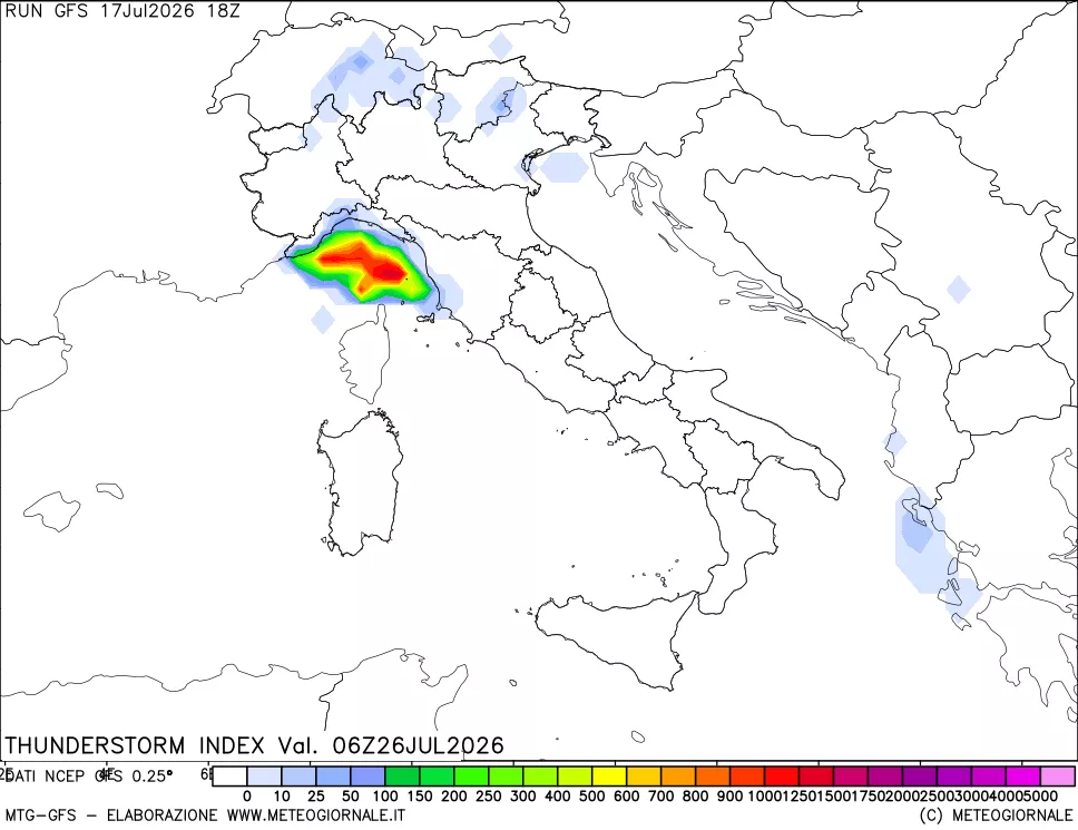 mappa Indice Temporali (TSI)
