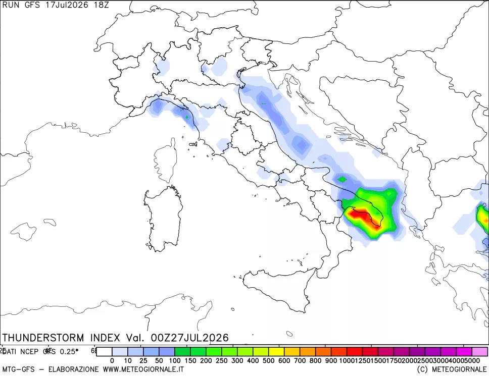 mappa Indice Temporali (TSI)