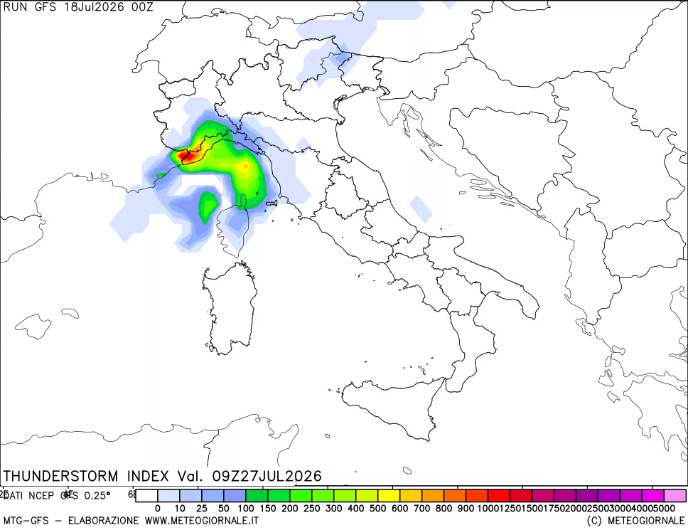 mappa Indice Temporali (TSI)