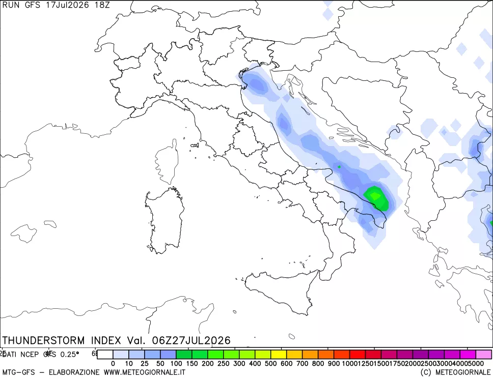 mappa Indice Temporali (TSI)