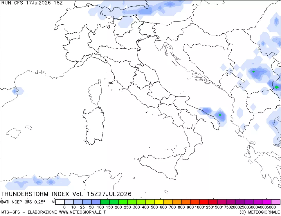 mappa Indice Temporali (TSI)