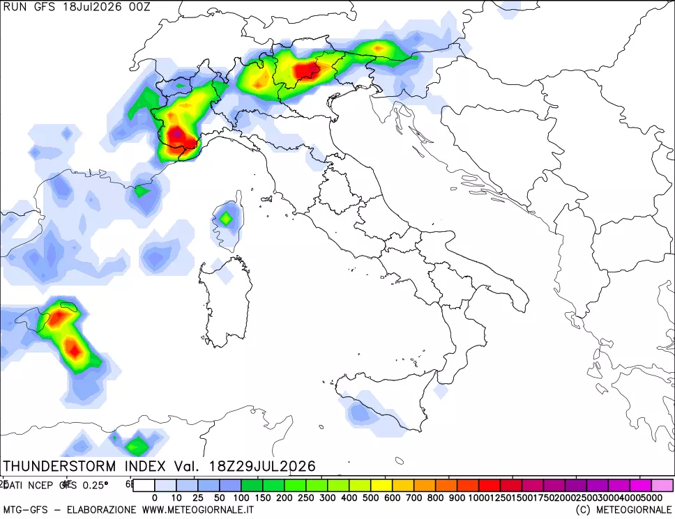 mappa Indice Temporali (TSI)