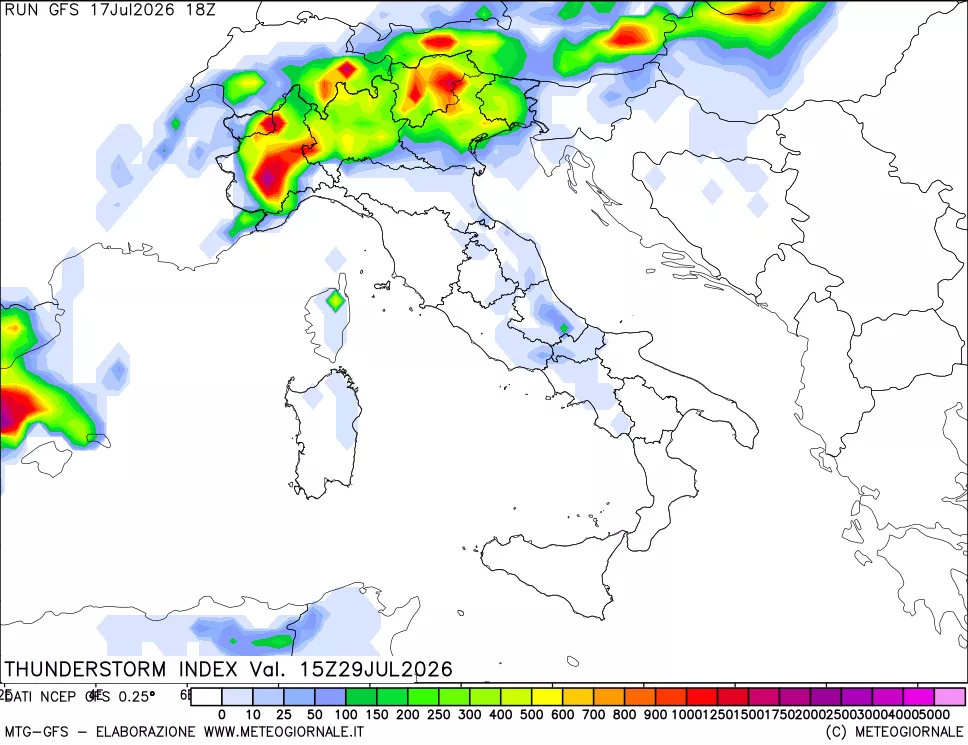 mappa Indice Temporali (TSI)