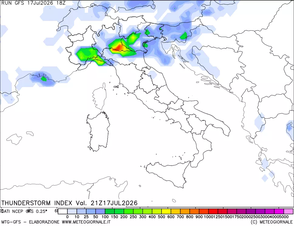 mappa Indice Temporali (TSI)