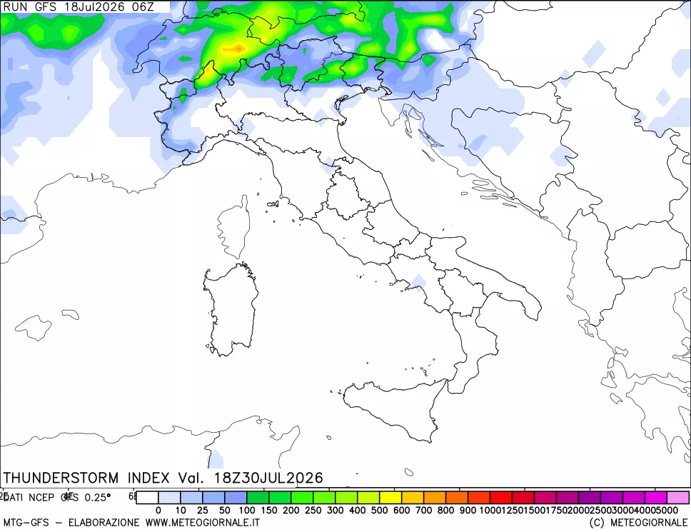 mappa Indice Temporali (TSI)