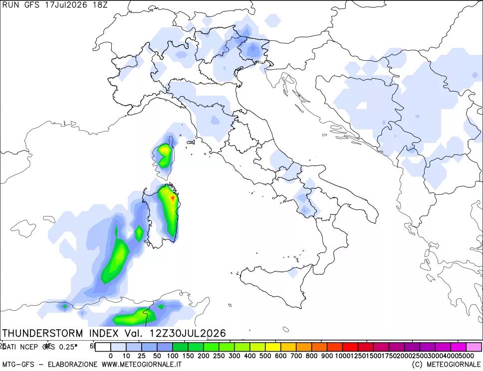 mappa Indice Temporali (TSI)