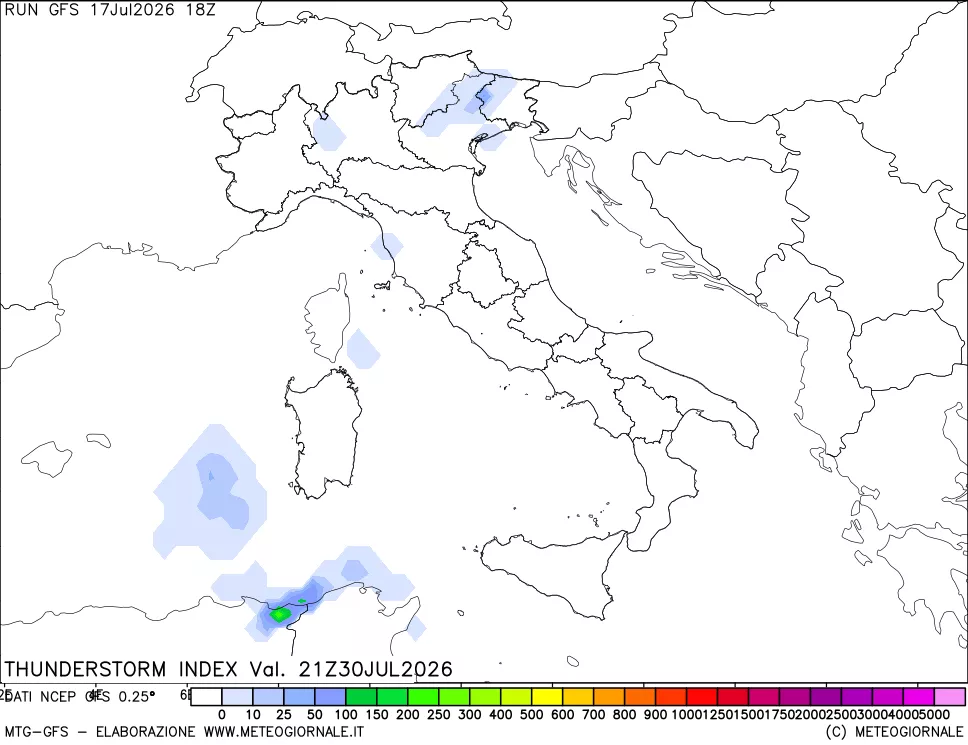 mappa Indice Temporali (TSI)