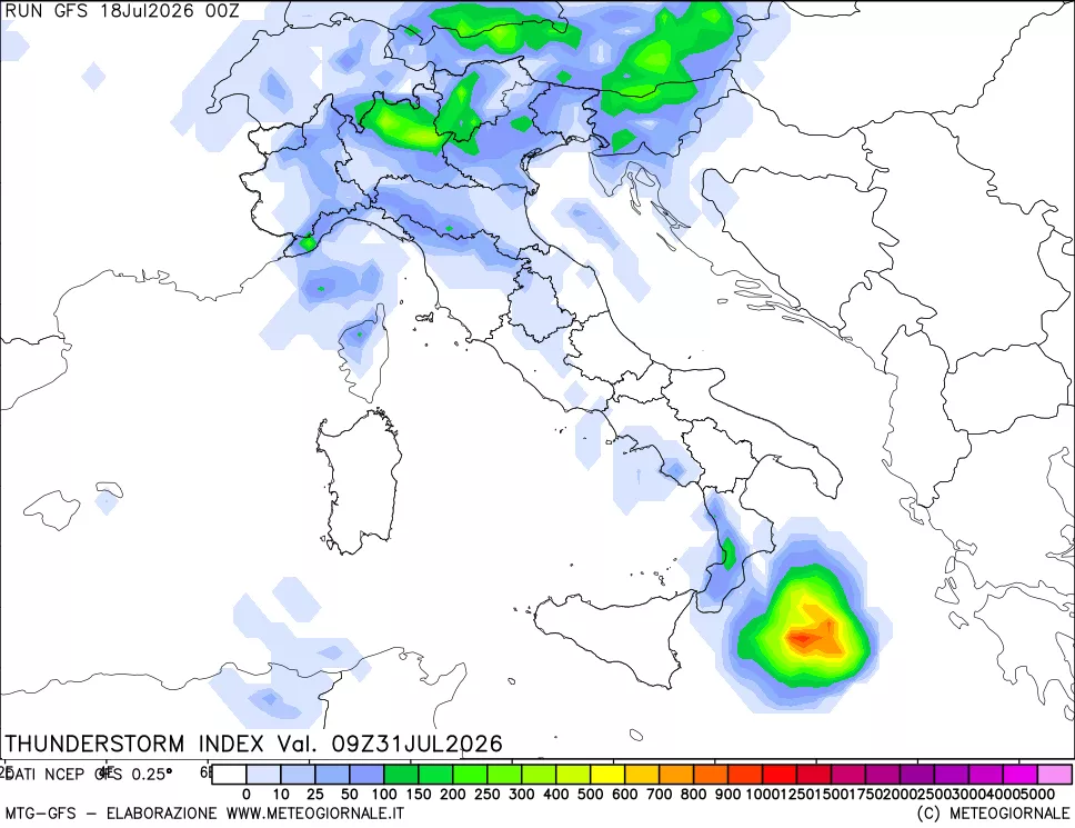mappa Indice Temporali (TSI)