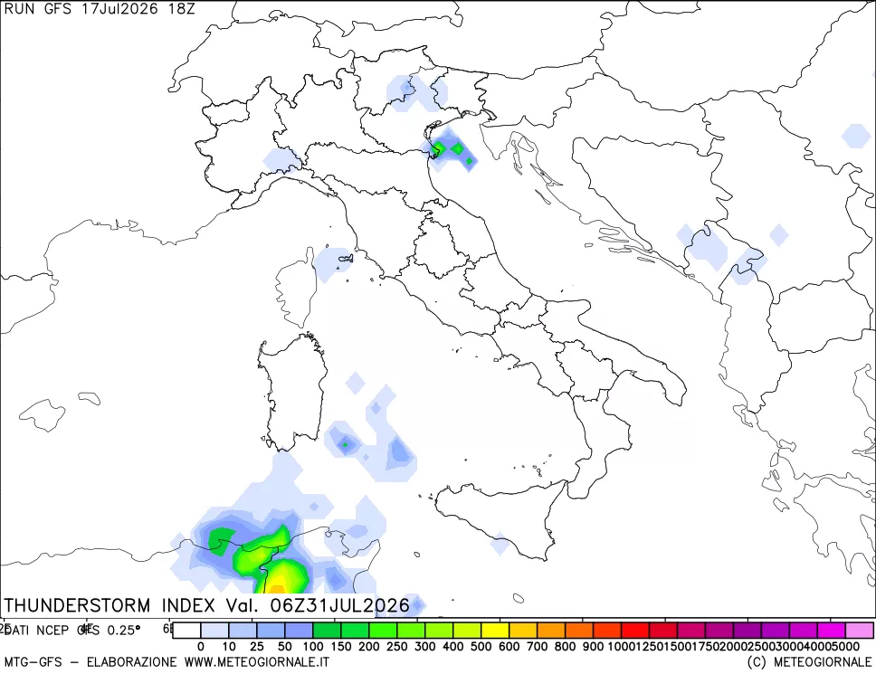 mappa Indice Temporali (TSI)