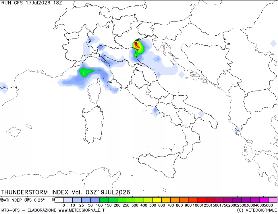 mappa Indice Temporali (TSI)