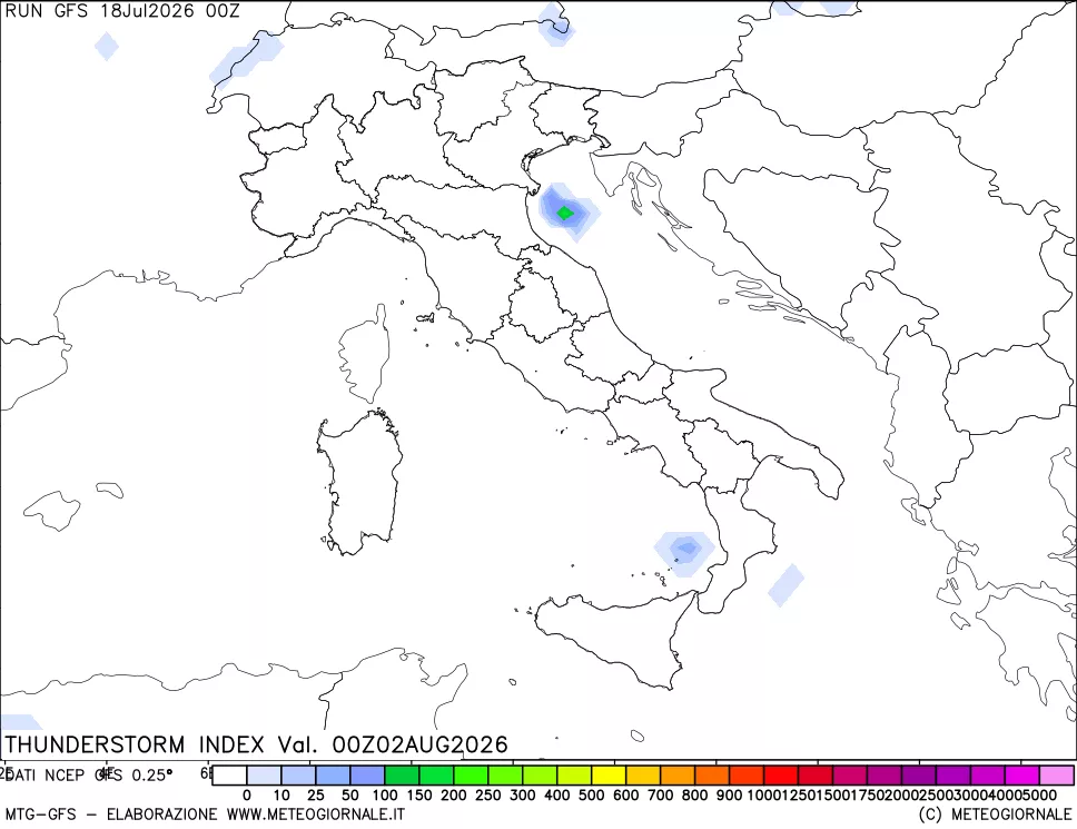 mappa Indice Temporali (TSI)