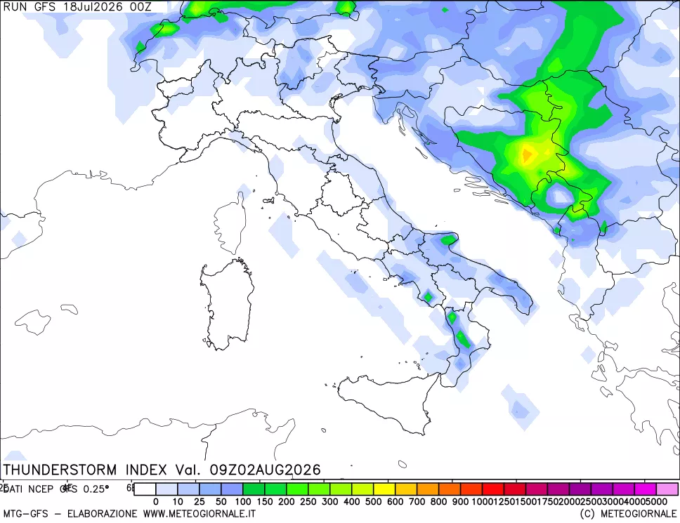 mappa Indice Temporali (TSI)
