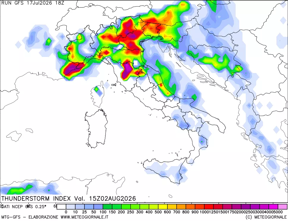 mappa Indice Temporali (TSI)