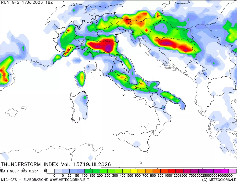 mappa Indice Temporali (TSI)