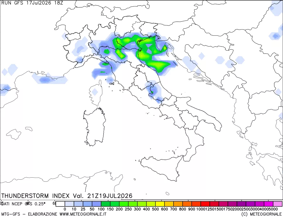 mappa Indice Temporali (TSI)