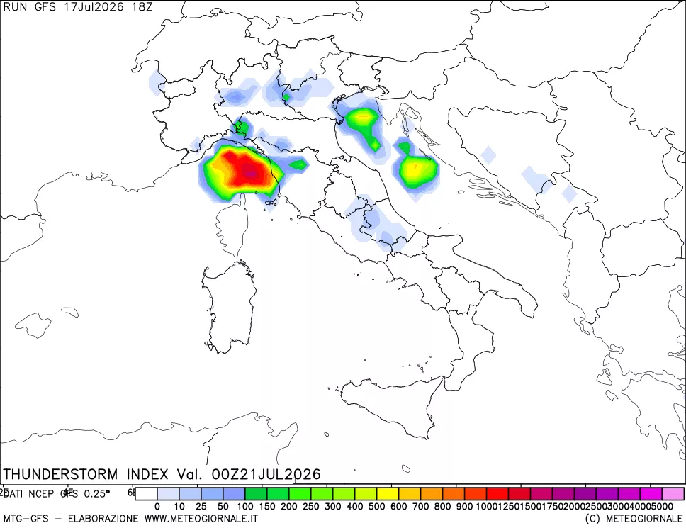 mappa Indice Temporali (TSI)