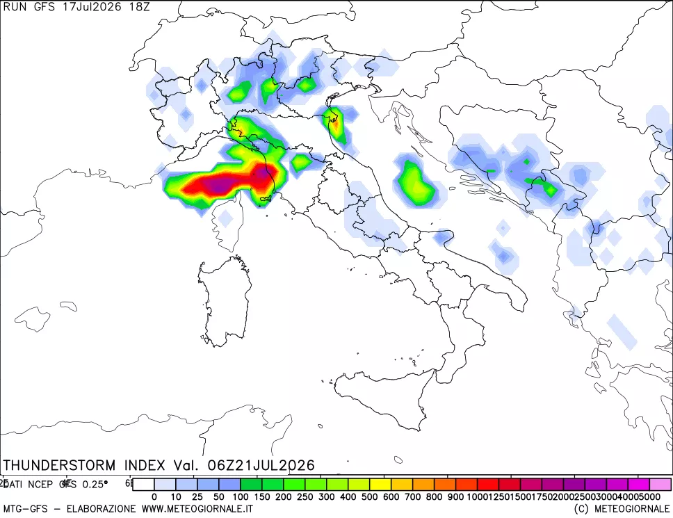 mappa Indice Temporali (TSI)