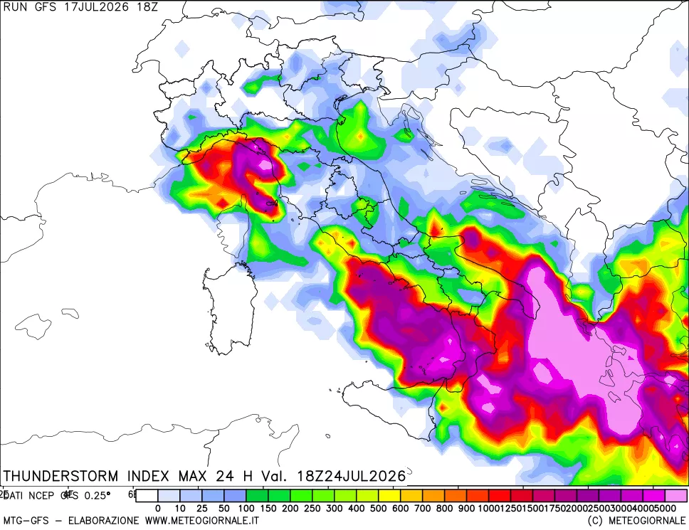 mappa Indice Temporali massimo 24 ore