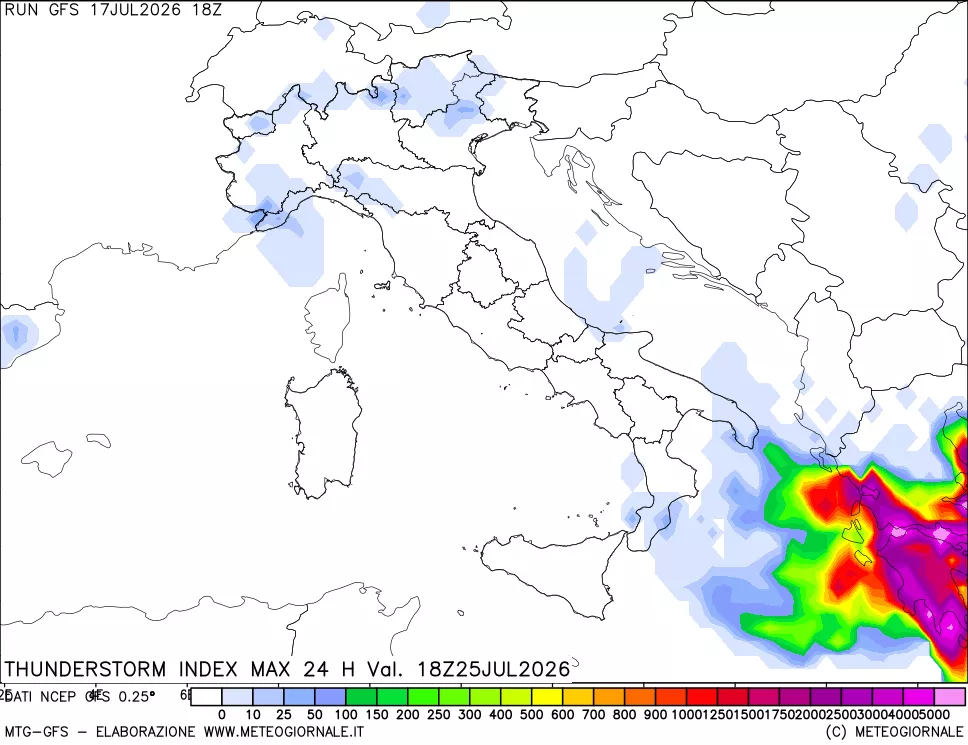 mappa TSI Max 24 ore