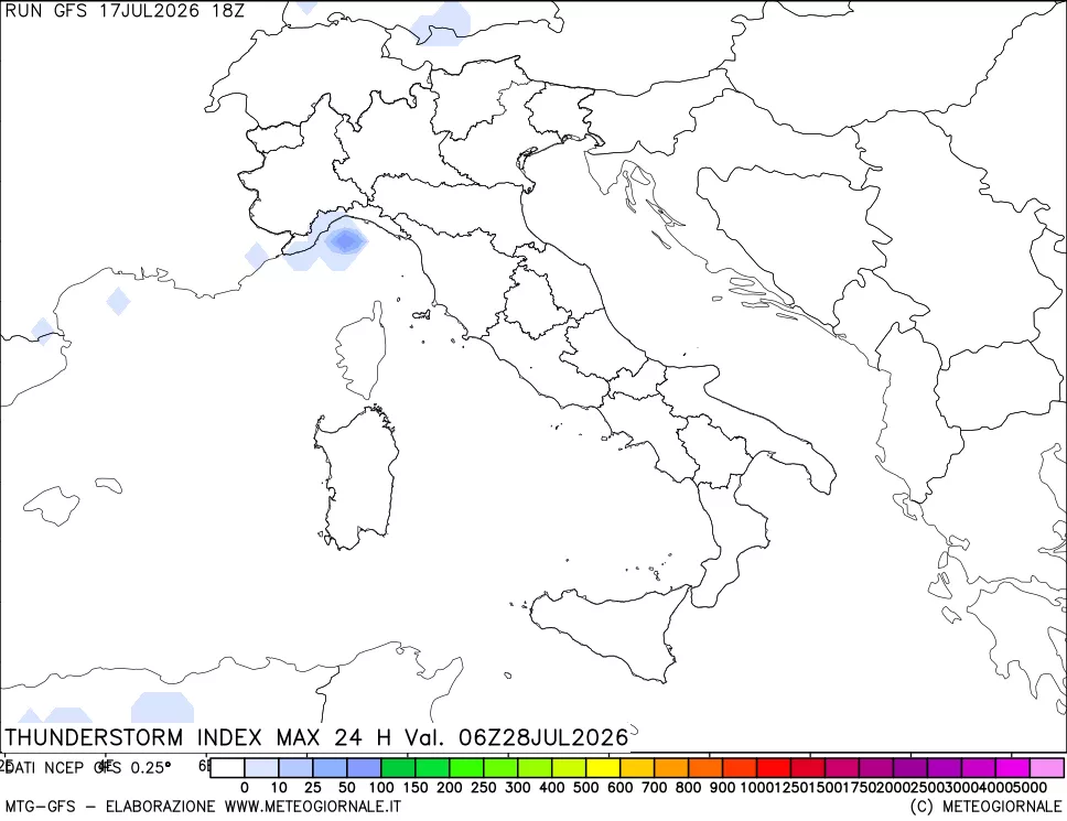 mappa TSI Max 24 ore