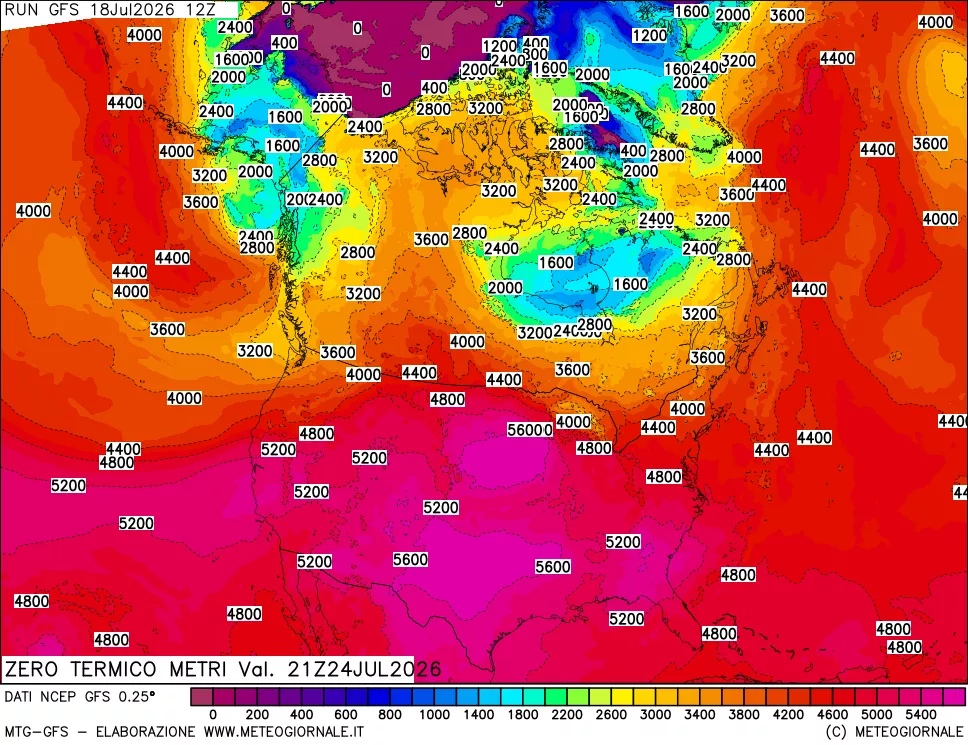 mappa Quota Zero Termico