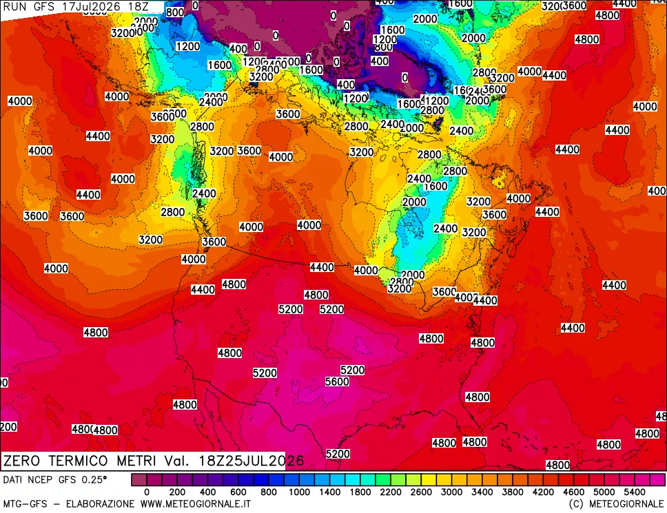 mappa Quota Zero Termico