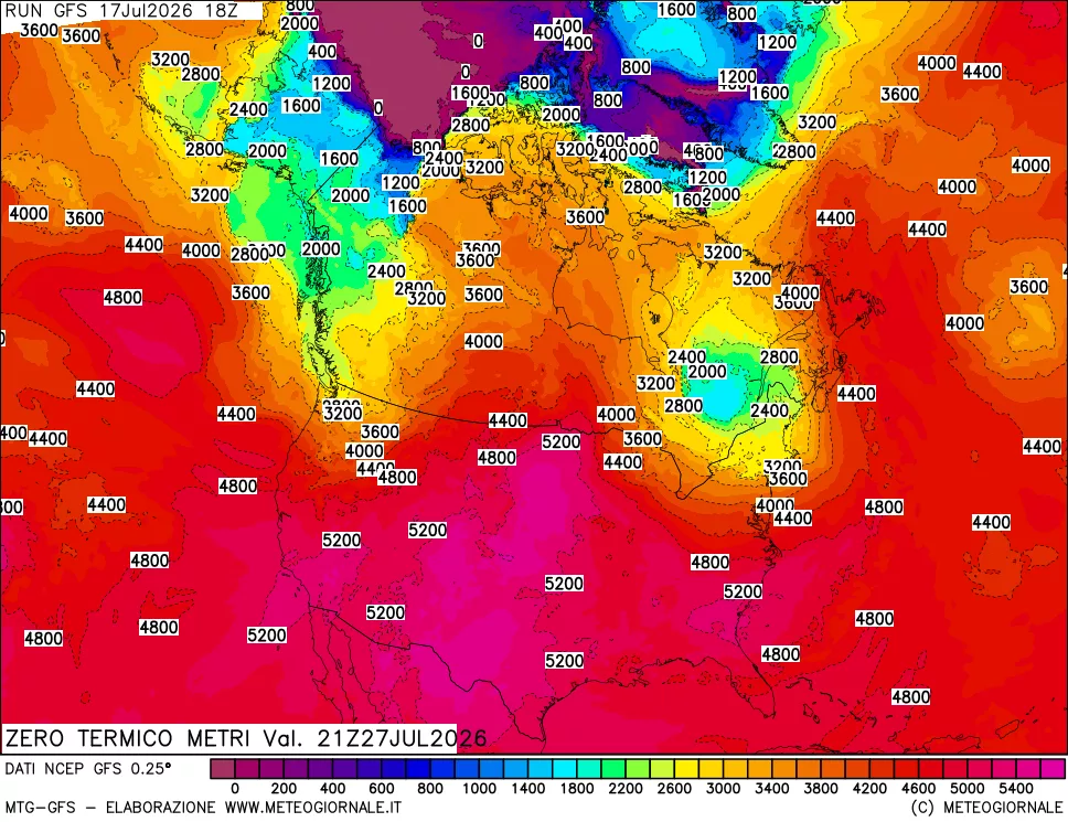 mappa Quota Zero Termico