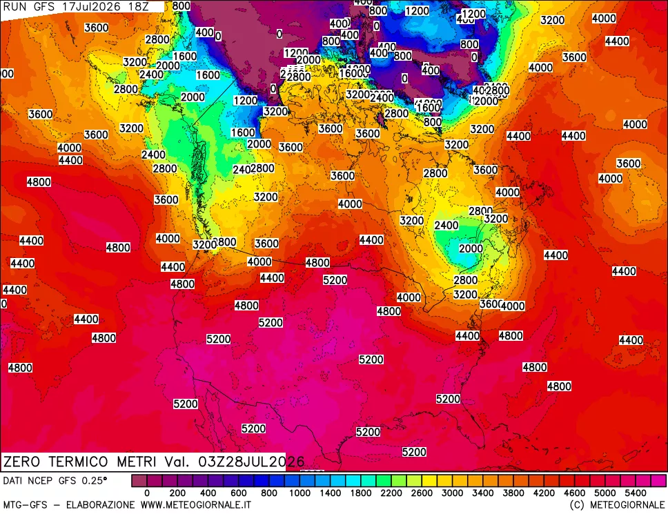 mappa Quota Zero Termico