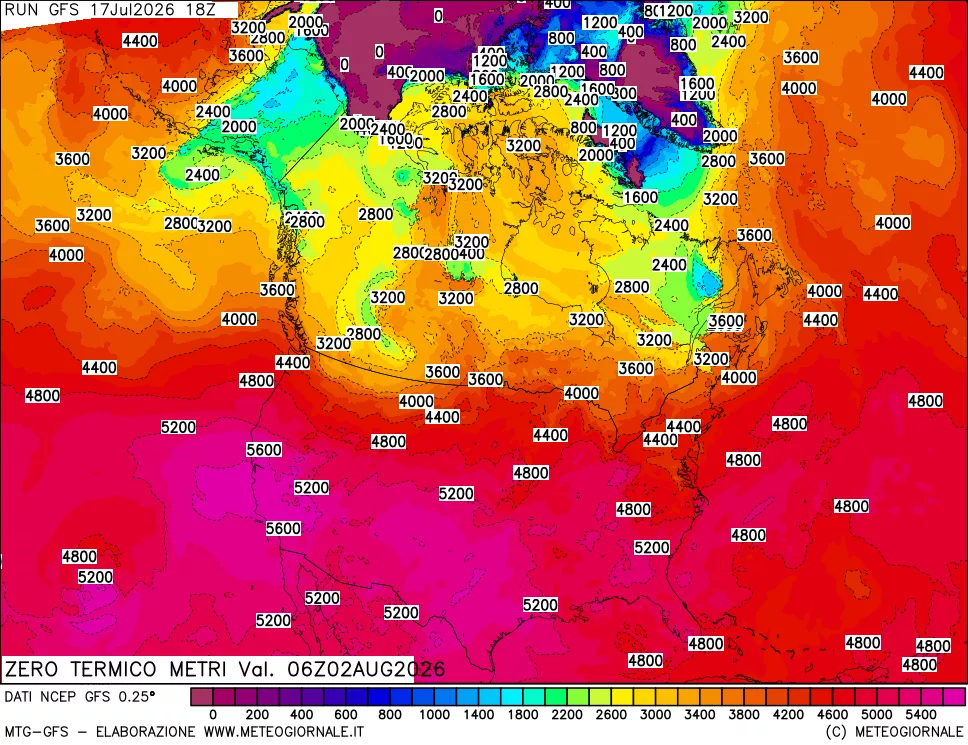 mappa Quota Zero Termico