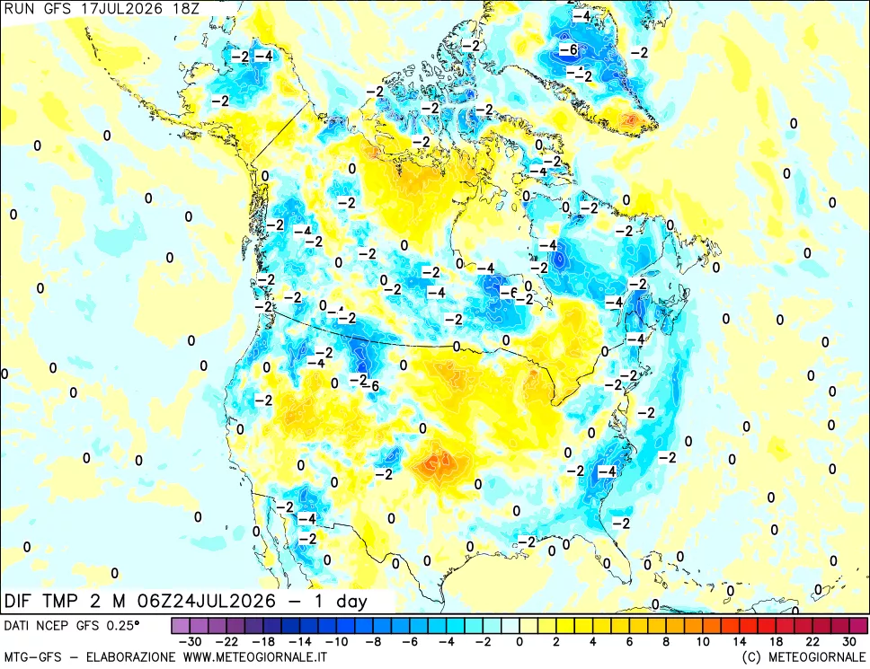 mappa Dif. Temp -24 ore