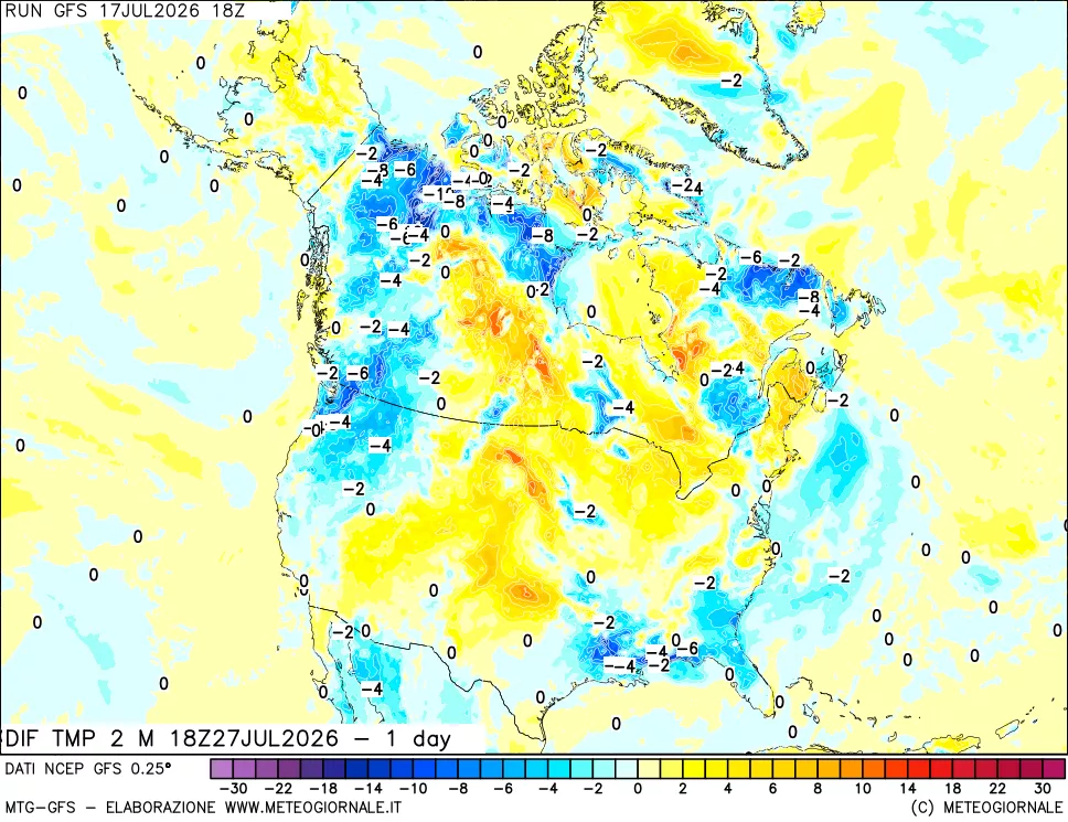 mappa Dif. Temp -24 ore