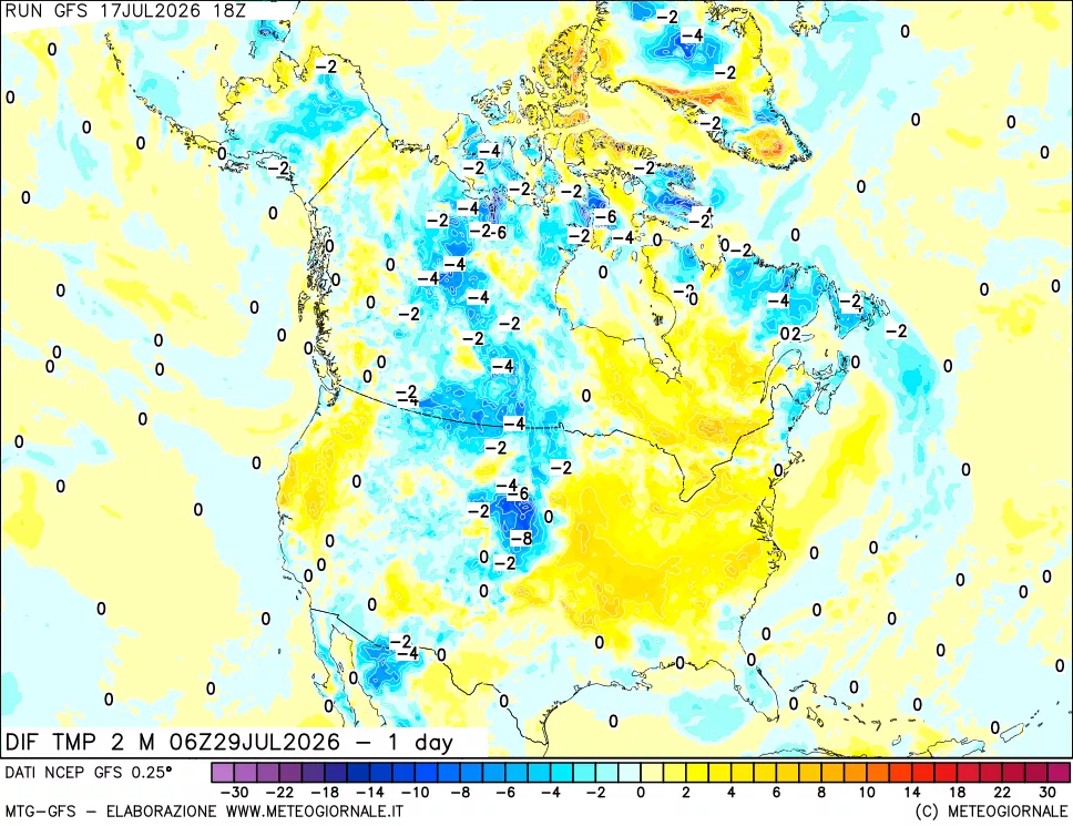 mappa Dif. Temp -24 ore