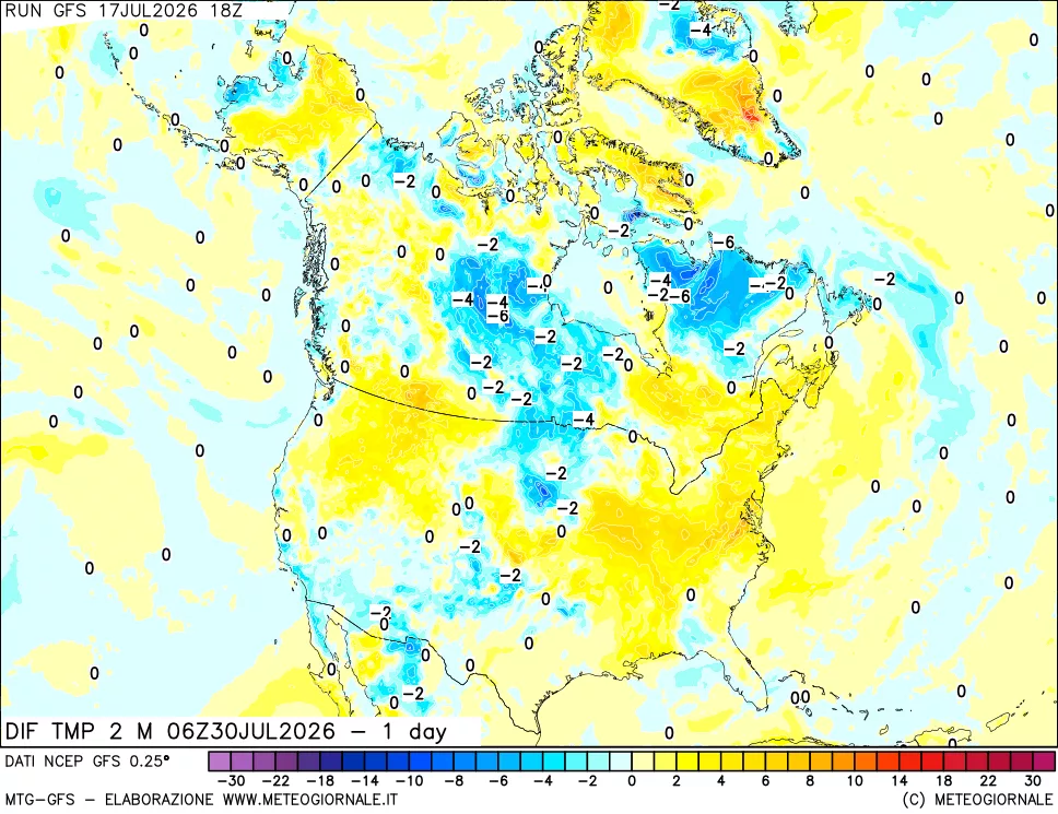 mappa Dif. Temp -24 ore