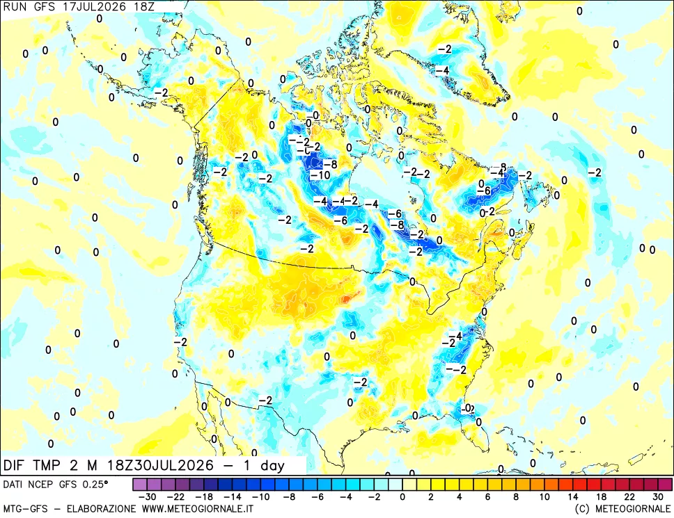 mappa Dif. Temp -24 ore