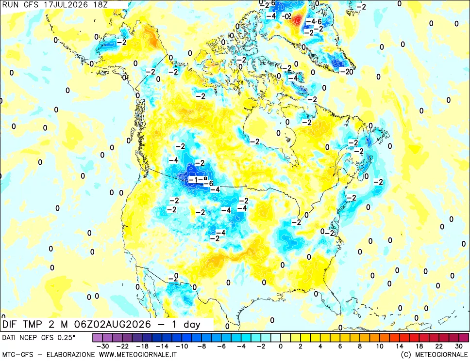 mappa Dif. Temp -24 ore