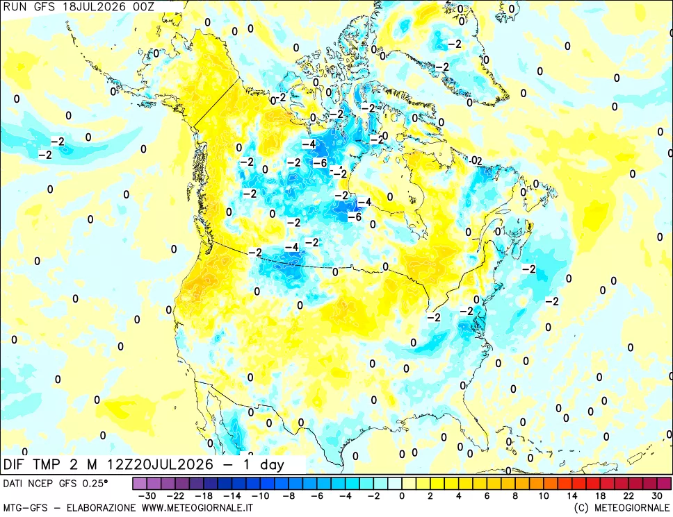 mappa Dif. Temp -24 ore
