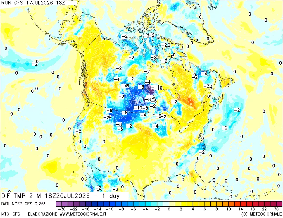 mappa Dif. Temp -24 ore