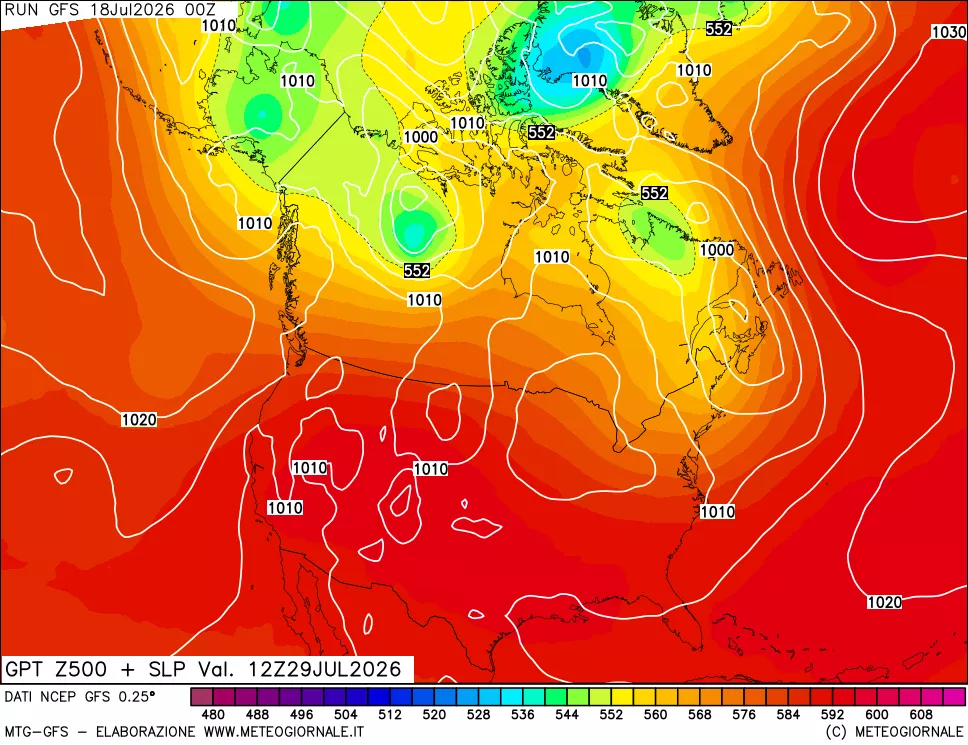 mappa 500 hPa GPT + Press SLM