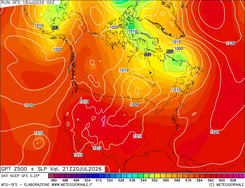 mappa 500 hPa GPT + Press SLM