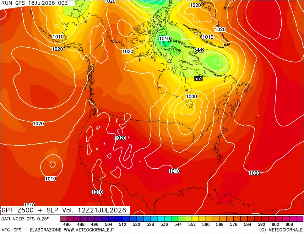 mappa 500 hPa GPT + Press SLM