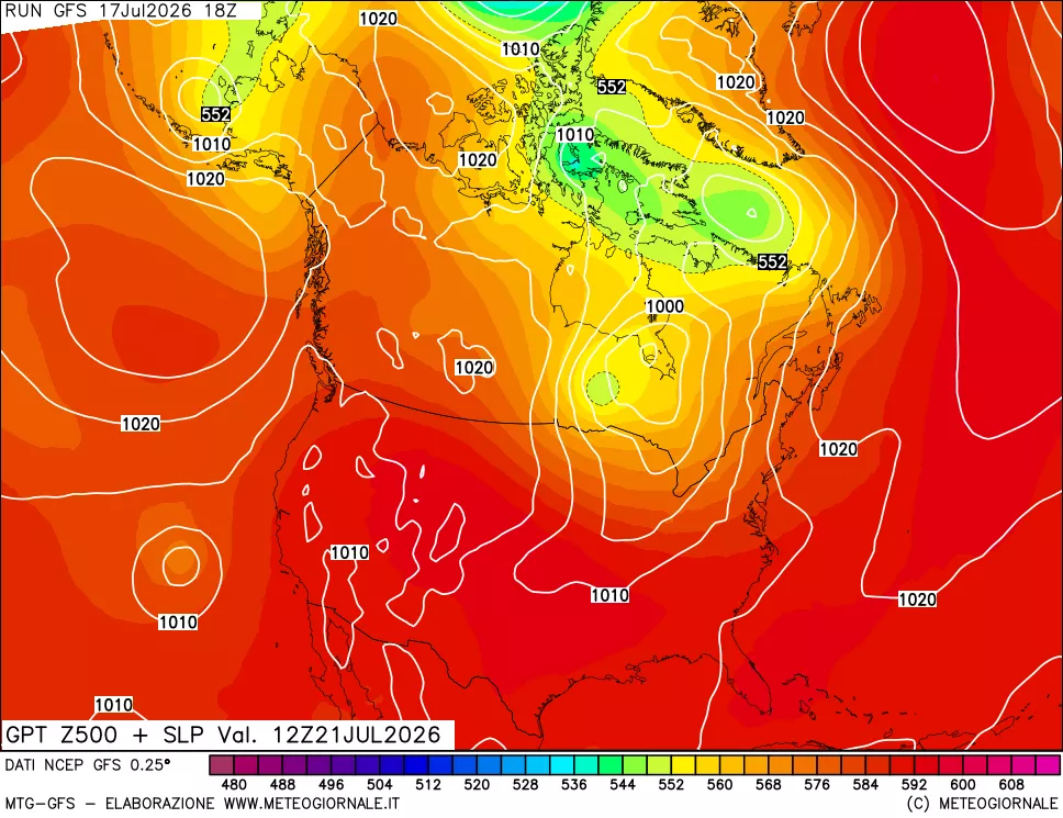 mappa 500 hPa GPT + Press SLM